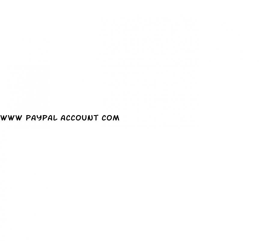www paypal account com