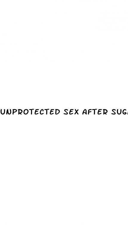unprotected sex after sugar pills