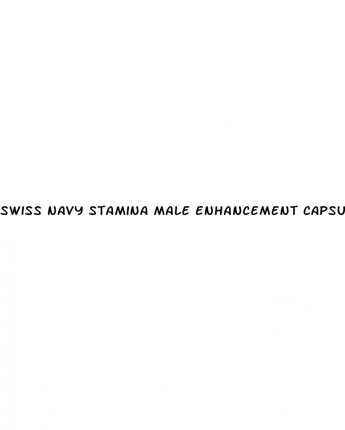 swiss navy stamina male enhancement capsules