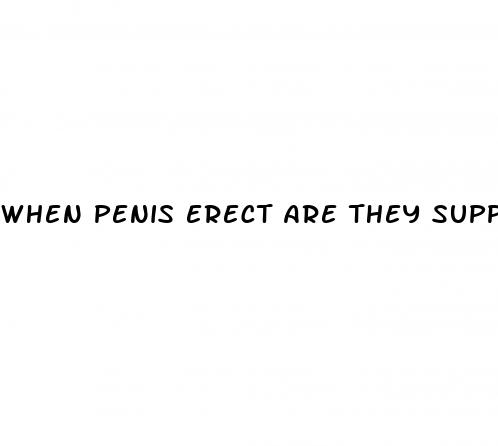 when penis erect are they supposed to curve