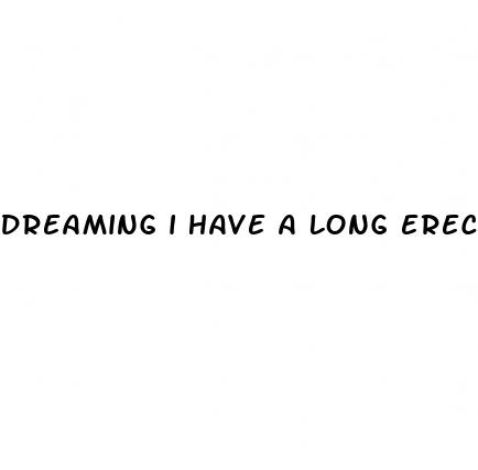 dreaming i have a long erection penis