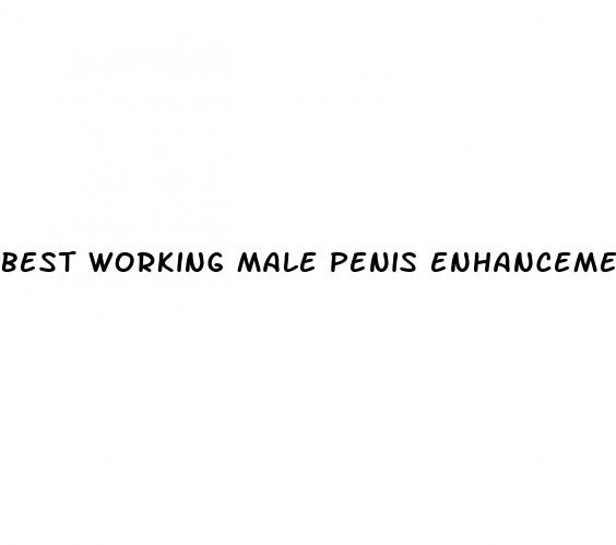 best working male penis enhancement
