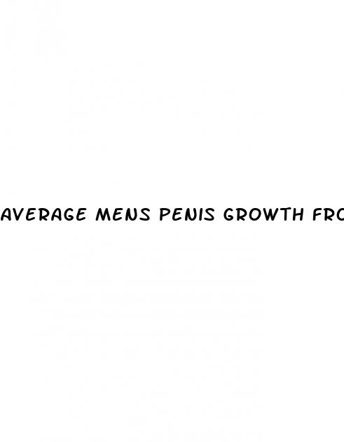 average mens penis growth from flacid to erect