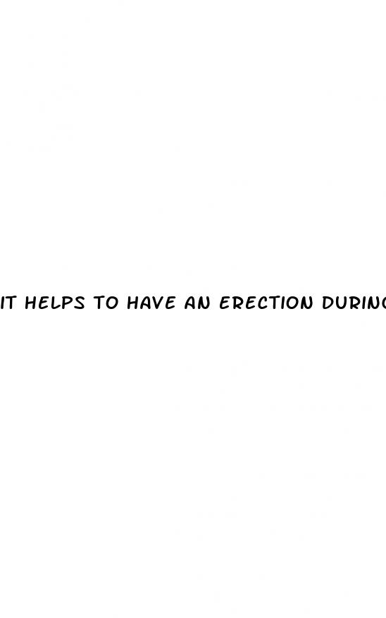 it helps to have an erection during penis waxing