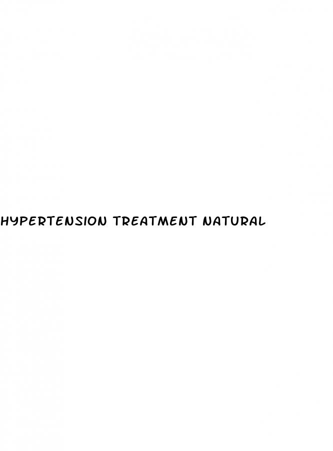 hypertension treatment natural