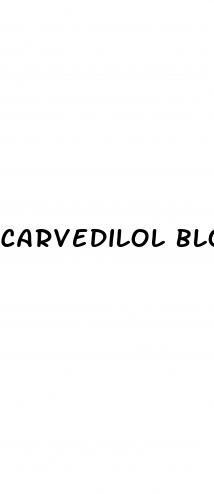 carvedilol blood sugar