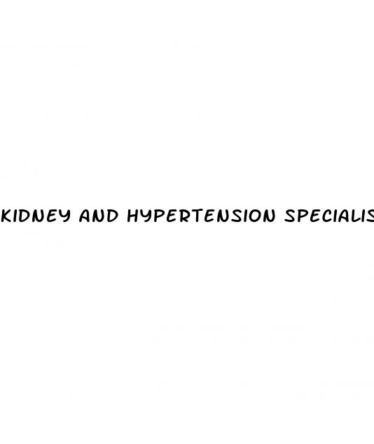 kidney and hypertension specialists manassas va