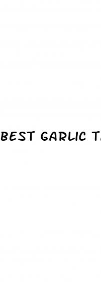 best garlic tablets for high blood pressure