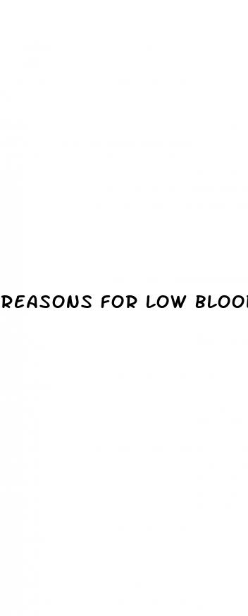 reasons for low blood pressure and pulse