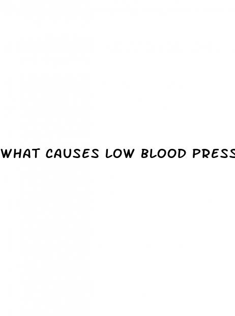 what causes low blood pressure and dehydration