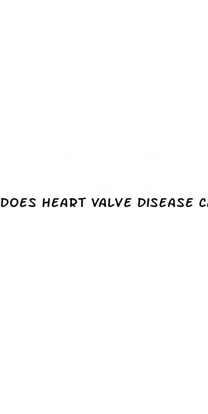 does heart valve disease cause high blood pressure