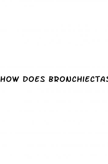 how does bronchiectasis cause pulmonary hypertension