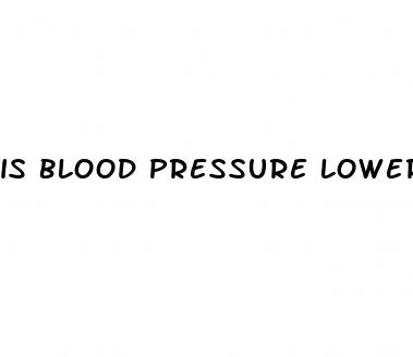 is blood pressure lower after eating