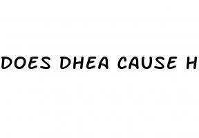 does dhea cause high blood pressure