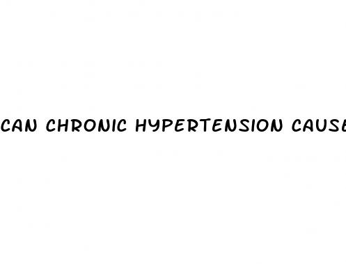 can chronic hypertension cause eye problems