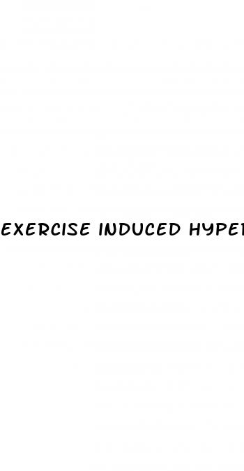 exercise induced hypertension mayo clinic