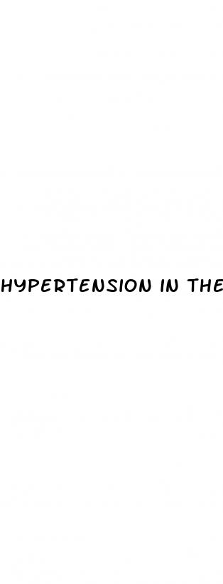 hypertension in the evening