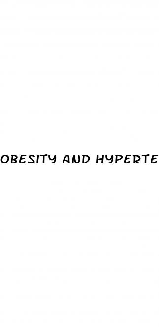 obesity and hypertension statistics
