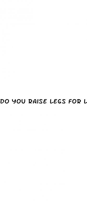 do you raise legs for low blood pressure