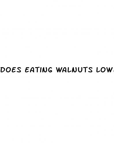 does eating walnuts lower blood pressure