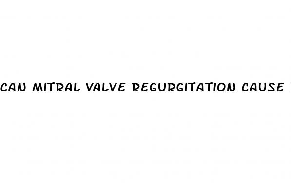 can mitral valve regurgitation cause pulmonary hypertension
