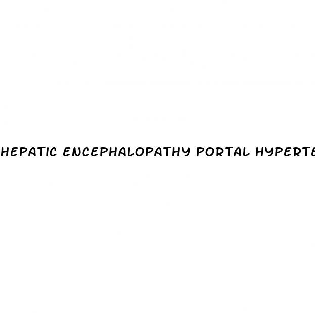 hepatic encephalopathy portal hypertension