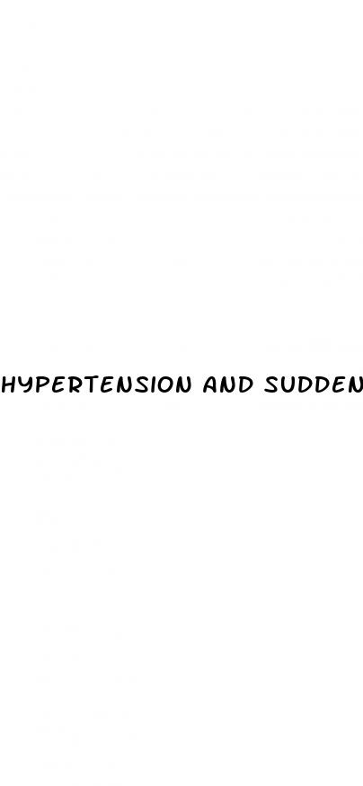 hypertension and sudden death