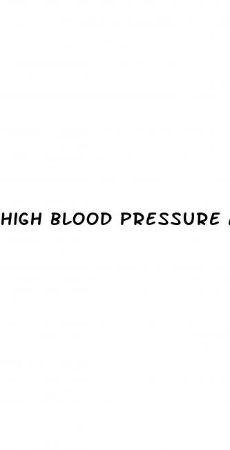 high blood pressure and high temperature