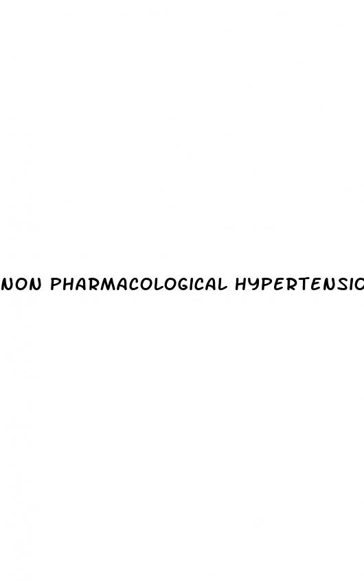 non pharmacological hypertension management