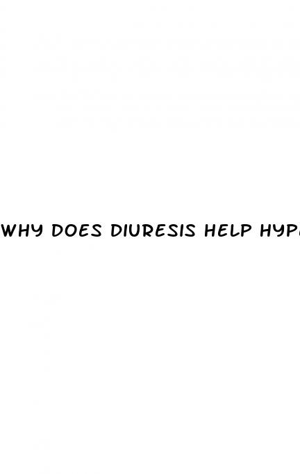why does diuresis help hypertension