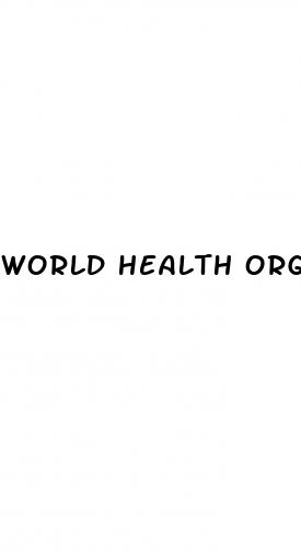 world health organization hypertension