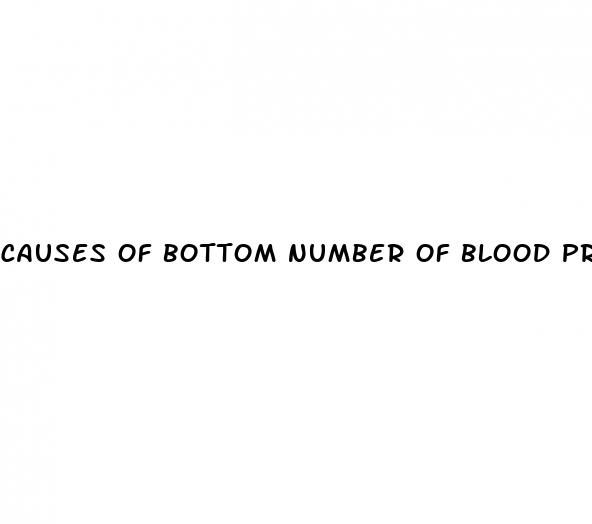 causes of bottom number of blood pressure to be high