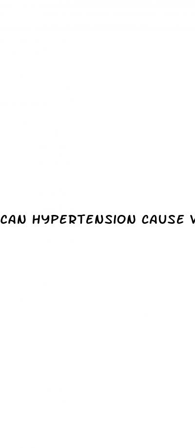 can hypertension cause vision loss