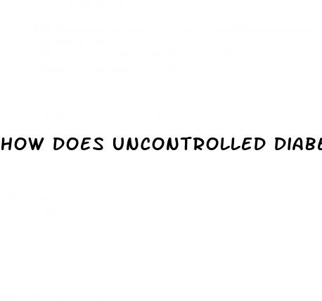 how does uncontrolled diabetes cause hypertension