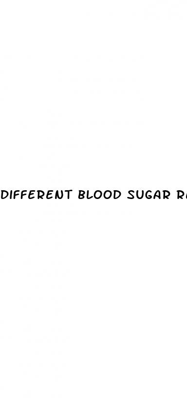 different blood sugar readings