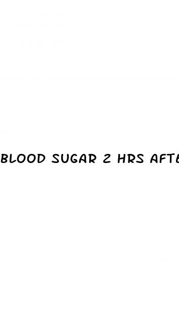 blood sugar 2 hrs after lunch