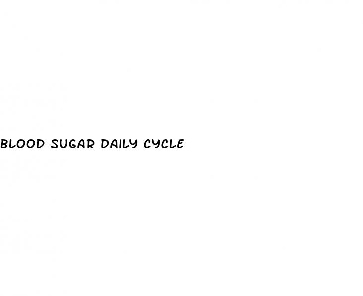 blood sugar daily cycle