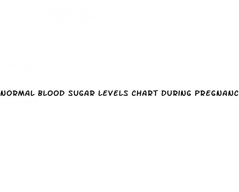 normal blood sugar levels chart during pregnancy