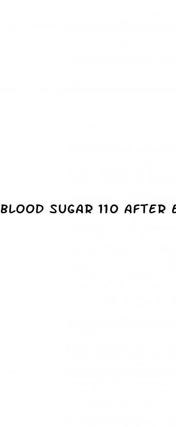 blood sugar 110 after exercise