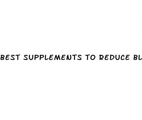 best supplements to reduce blood sugar levels