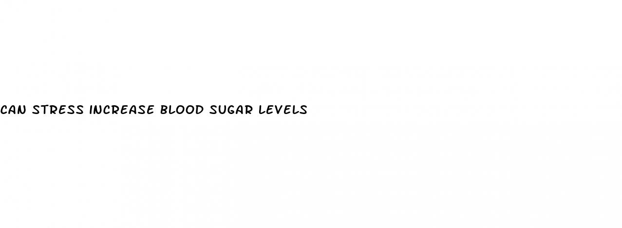 can stress increase blood sugar levels