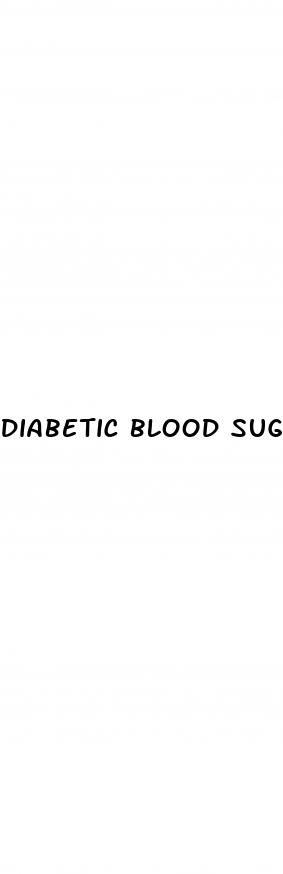diabetic blood sugar level chart