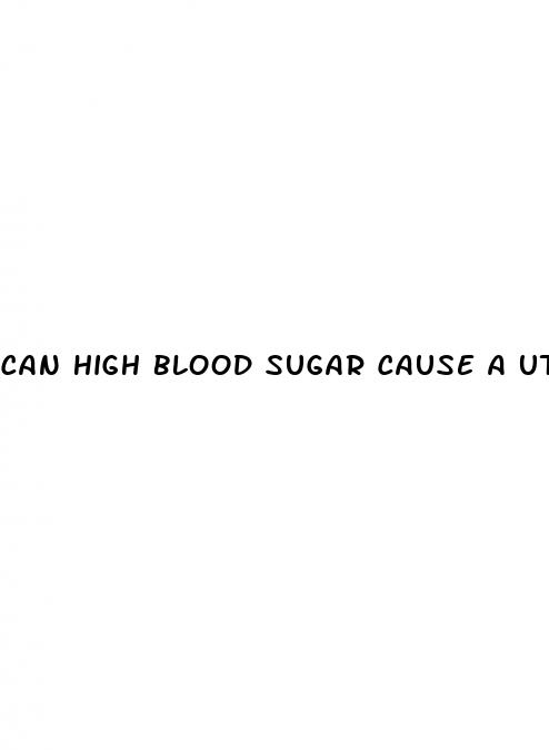 can high blood sugar cause a uti
