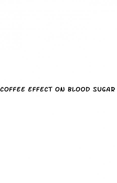coffee effect on blood sugar