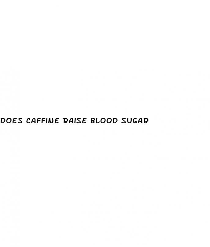 does caffine raise blood sugar