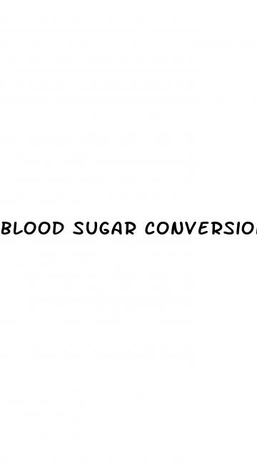 blood sugar conversion a1c