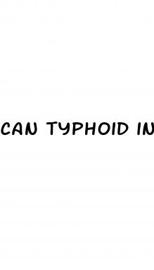 can typhoid increase blood sugar