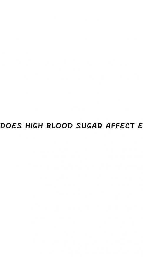 does high blood sugar affect erectile