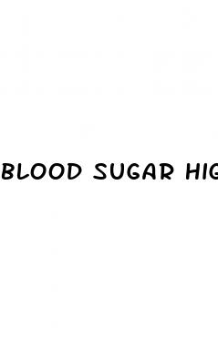 blood sugar high even without eating