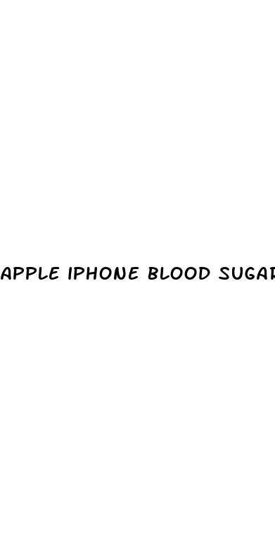 apple iphone blood sugar monitor